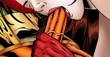 Scarlet Witch has kinky sex with The Vision
