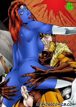 X-Men - Mystique and Sabertooth