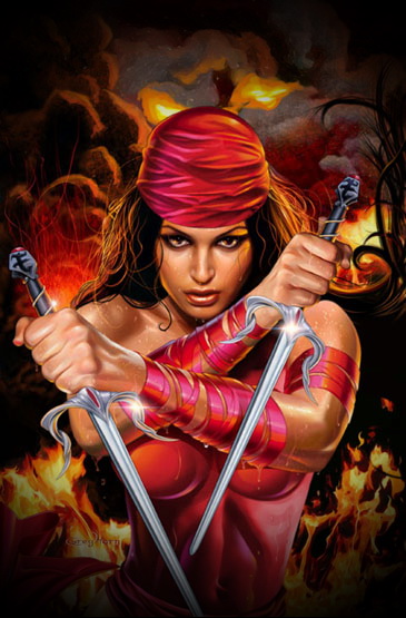 Daredevil fucks Elektra
